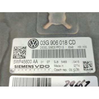 Recambio de centralita motor uce para volkswagen passat berlina (3c2) advance referencia OEM IAM 03G906018CD  