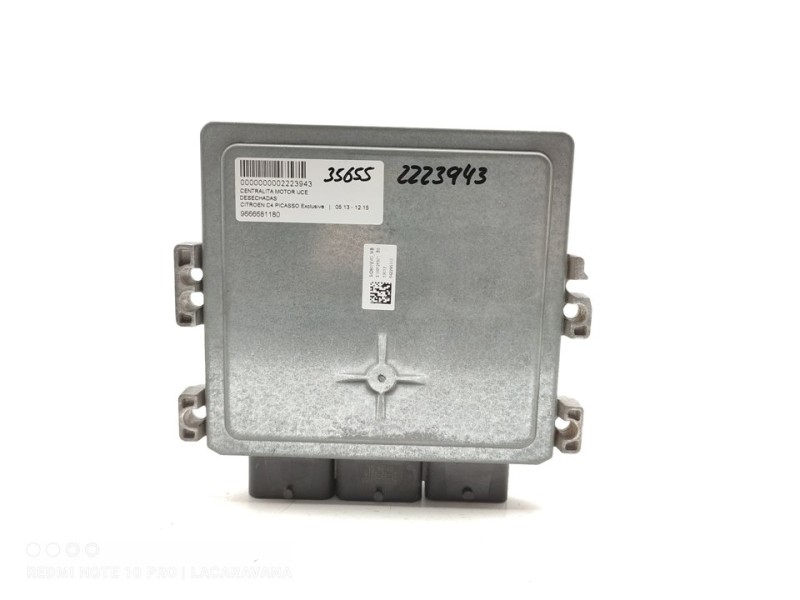 Recambio de centralita motor uce para citroën c4 picasso exclusive referencia OEM IAM 9666681180  
