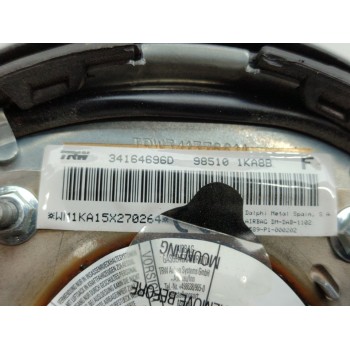 Recambio de airbag delantero izquierdo para nissan juke (f15) acenta referencia OEM IAM 985101KA8B  