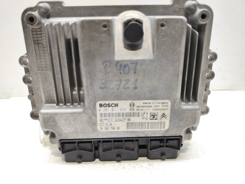Recambio de centralita motor uce para peugeot 407 st confort referencia OEM IAM 0281011633  