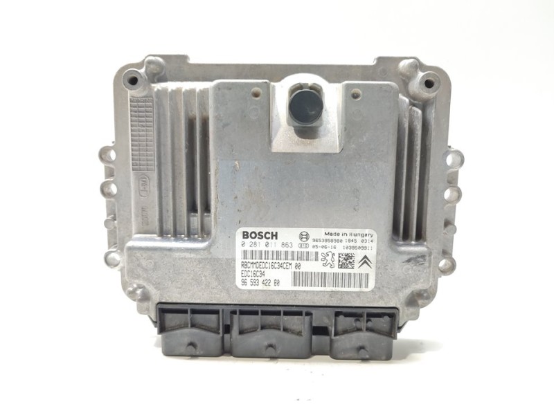 Recambio de centralita motor uce para citroën c4 berlina sx referencia OEM IAM 0281011863  