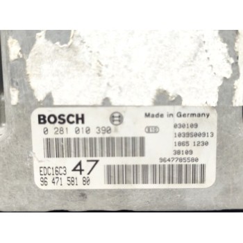 Recambio de centralita motor uce para peugeot 307 (s1) xr referencia OEM IAM 0281010390  