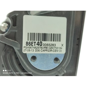 Recambio de pedal acelerador para citroën c4 picasso exclusive referencia OEM IAM 9674829780  
