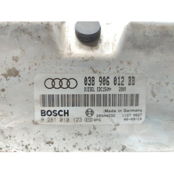 Recambio de centralita motor uce para audi a3 (8l) 1.9 tdi ambiente referencia OEM IAM 038906012BB  