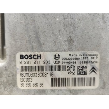 Recambio de centralita motor uce para citroën xsara picasso 1.6 hdi 110 exclusive referencia OEM IAM 0281011233  