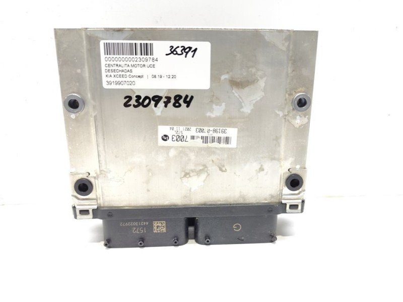 Recambio de centralita motor uce para kia xceed concept referencia OEM IAM 3919907020  
