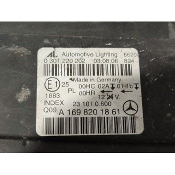 Recambio de faro derecho para mercedes-benz clase b (w245) 180 cdi (245.207) referencia OEM IAM A1698201861  