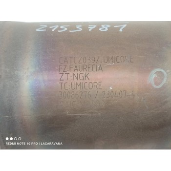 Recambio de catalizador para mg zs comfort referencia OEM IAM 30086276  