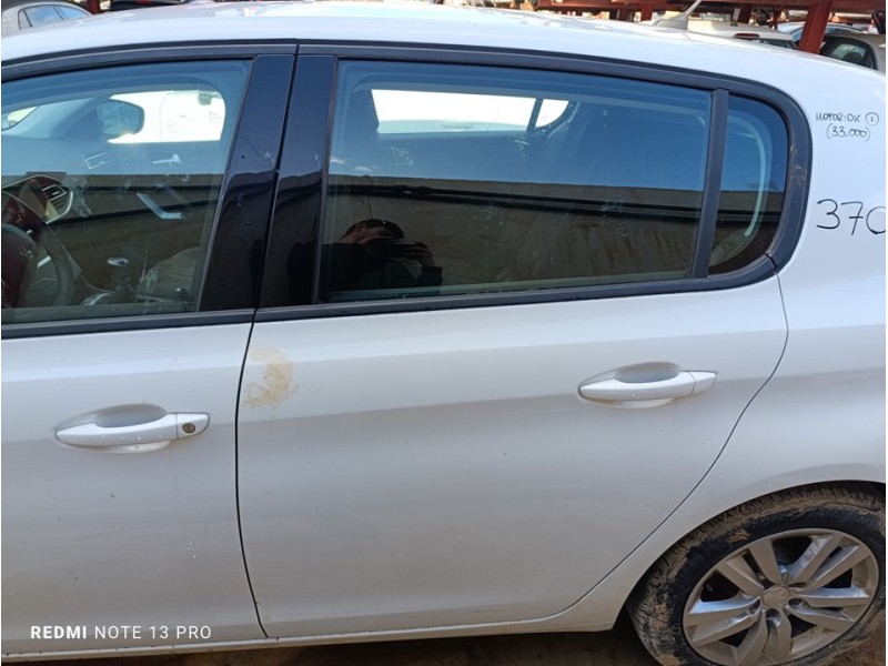 Recambio de puerta trasera izquierda para peugeot 308 active pack referencia OEM IAM 9802165680  