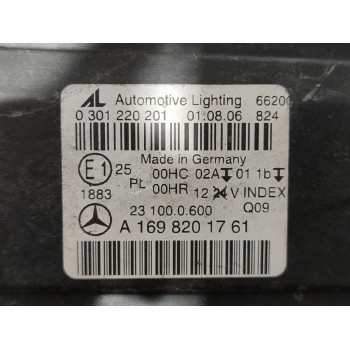 Recambio de faro izquierdo para mercedes-benz clase b (w245) 180 cdi (245.207) referencia OEM IAM A1698201761  
