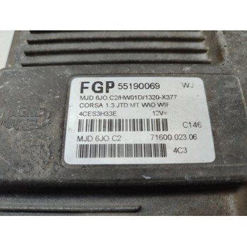 Recambio de centralita motor uce para opel corsa c cosmo referencia OEM IAM 55190069  