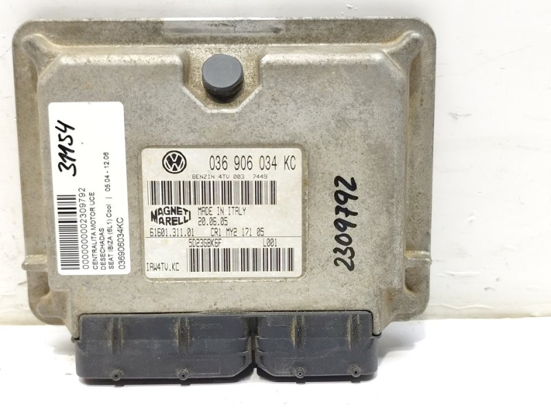 Recambio de centralita motor uce para seat ibiza (6l1) cool referencia OEM IAM 036906034KC  