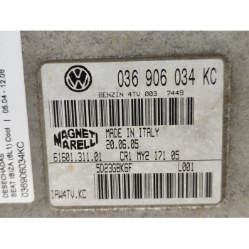 Recambio de centralita motor uce para seat ibiza (6l1) cool referencia OEM IAM 036906034KC  