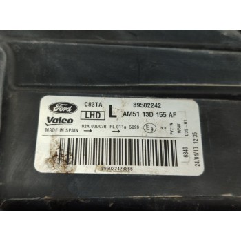 Recambio de faro izquierdo para ford c-max 1.0 ecoboost cat referencia OEM IAM AM5113D155AF  