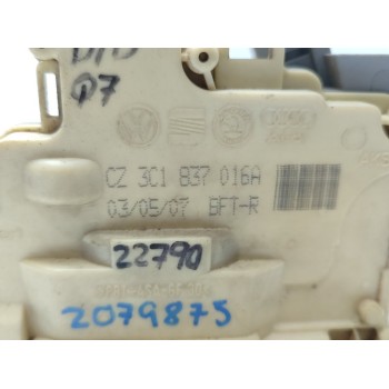Recambio de cerradura puerta delantera derecha para audi q7 (4l) 3.0 tdi referencia OEM IAM 3C1837016A  