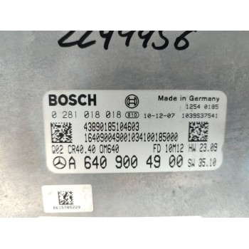 Recambio de centralita motor uce para mercedes-benz clase b (w245) 180 cdi (245.207) referencia OEM IAM 0281018018  