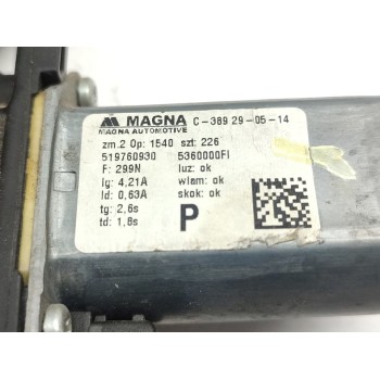 Recambio de elevalunas delantero derecho para fiat 500 (312) berlina club referencia OEM IAM 51976093  