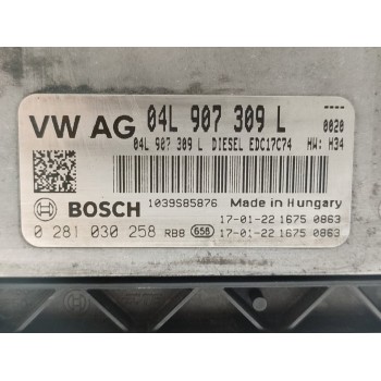 Recambio de centralita motor uce para audi a4 avant (8w5) advanced edition referencia OEM IAM 04L907309L  