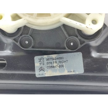 Recambio de elevalunas delantero derecho para citroën c4 picasso live edition referencia OEM IAM 9675924680  