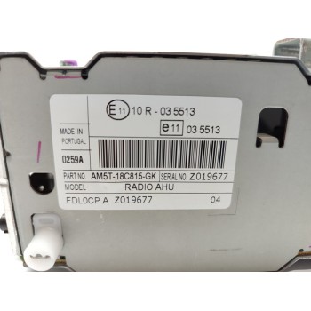 Recambio de sistema audio / radio cd para ford c-max 1.0 ecoboost cat referencia OEM IAM AM5T18C815GK  
