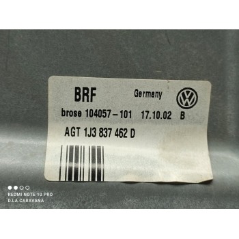 Recambio de elevalunas delantero derecho para volkswagen golf iv berlina (1j1) básico referencia OEM IAM 1J3837462D  