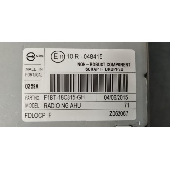 Recambio de sistema audio / radio cd para ford focus lim. st-line referencia OEM IAM F1BT18C815GH  
