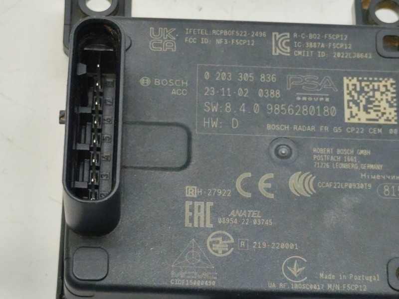 Recambio de modulo electronico para peugeot 308 (p5) allure pack referencia OEM IAM 9856280180  