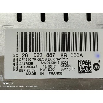 Recambio de pantalla multifuncion para renault megane iv berlina 5p business referencia OEM IAM 280908878R  