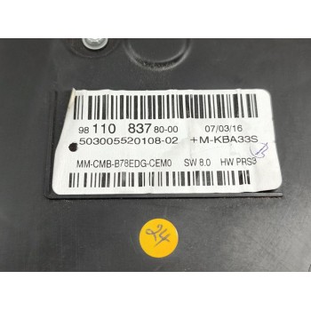 Recambio de cuadro instrumentos para citroën c4 picasso live edition referencia OEM IAM 9811083780  