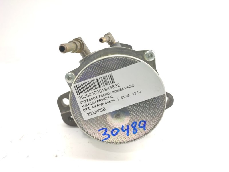 Recambio de depresor freno / bomba vacio para opel meriva cosmo referencia OEM IAM 72902403B  
