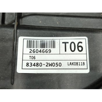 Recambio de elevalunas trasero derecho para hyundai santa fe (dm) klass 2wd referencia OEM IAM 834802W050  