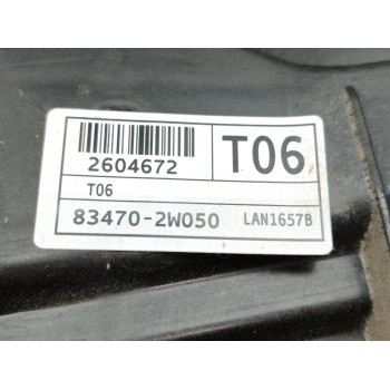 Recambio de elevalunas trasero izquierdo para hyundai santa fe (dm) klass 2wd referencia OEM IAM 834702W050  