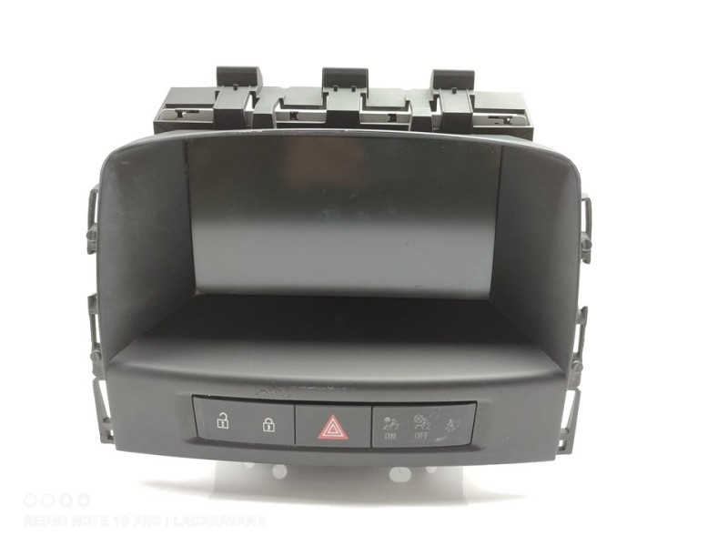 Recambio de pantalla multifuncion para opel astra j sports tourer cosmo referencia OEM IAM 22764032  