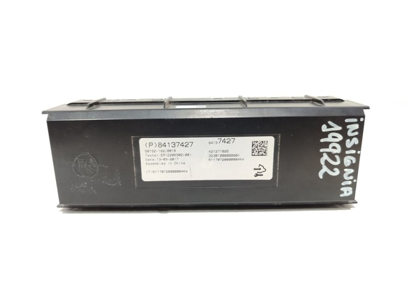 Recambio de modulo electronico para opel insignia country tourer basis 4x4 referencia OEM IAM 84137427  