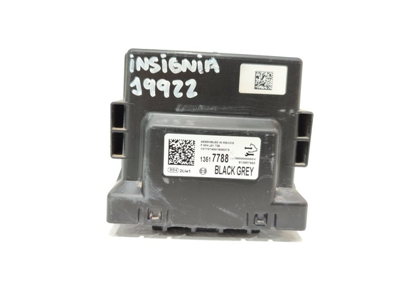 Recambio de modulo electronico para opel insignia country tourer basis 4x4 referencia OEM IAM 13517788  