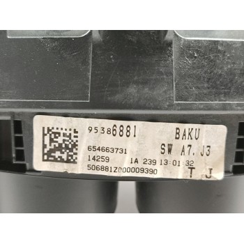 Recambio de cuadro instrumentos para opel mokka edition ecoflex referencia OEM IAM 95386881  