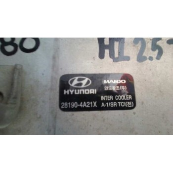 Recambio de intercooler para hyundai h 1 h 1 furg.caja cerr.c. puerta referencia OEM IAM 281904A21X  