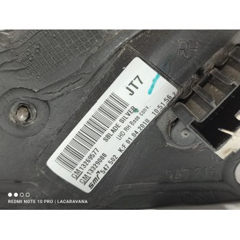 Recambio de retrovisor derecho para opel insignia berlina cosmo referencia OEM IAM 13269577  