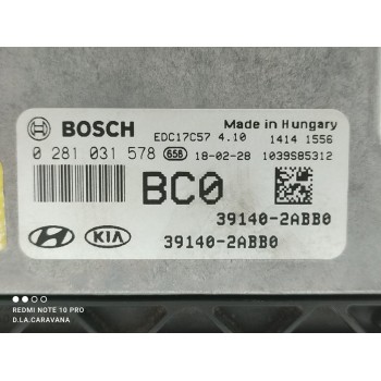 Recambio de centralita motor uce para hyundai i30 cw (pd) family referencia OEM IAM 0281031578  