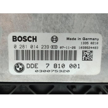 Recambio de centralita motor uce para bmw serie 1 berlina (e81/e87) 118d referencia OEM IAM 0281014239  