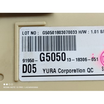 Recambio de caja reles / fusibles para kia niro business referencia OEM IAM 91950G5050  