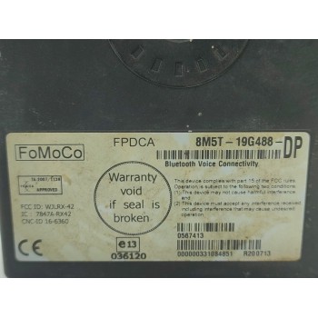 Recambio de modulo electronico para ford fiesta (cb1) ambiente referencia OEM IAM 8M5T19G488DP  