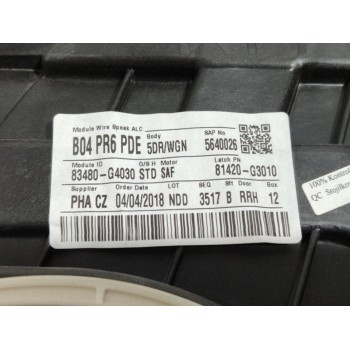 Recambio de elevalunas trasero derecho para hyundai i30 cw (pd) family referencia OEM IAM 83480G4030  