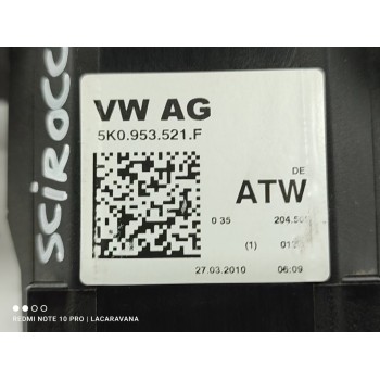 Recambio de mando multifuncion para volkswagen scirocco (137) 2.0 tdi (103kw) bluemotion referencia OEM IAM 5K0953521F  