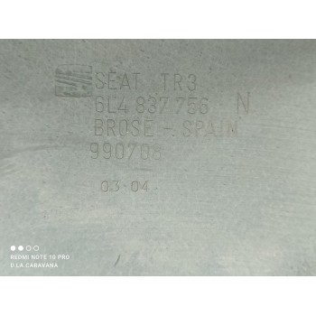 Recambio de elevalunas delantero derecho para seat cordoba berlina (6l2) sport referencia OEM IAM 6L4837756N  