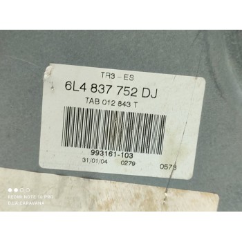 Recambio de elevalunas delantero derecho para seat cordoba berlina (6l2) sport referencia OEM IAM 6L4837756N  