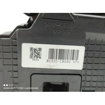 Recambio de cerradura puerta delantera derecha para hyundai i20 style referencia OEM IAM 81320C8040  